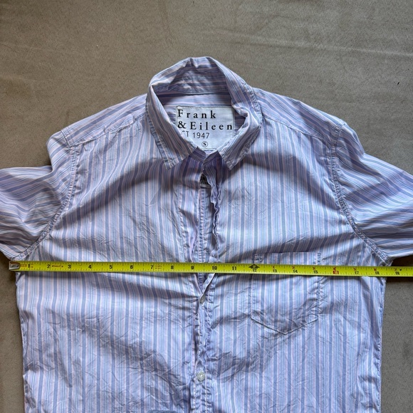 Frank & Eileen Barry Superlux Button Up Women’s Size Small Pink/Blue - Picture 5 of 8